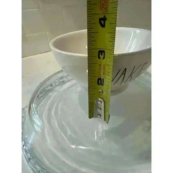 Rae Dunn CEREAL Bowl White Magenta Collectible artisan collection Wake up - Picture 7 of 8